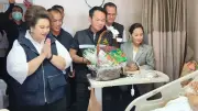 ศุภมาสเยี่ยมเหยื่อรถไฟชนรถเมล์ ย้ำนายกฯสั่งเร่งเยียวยาเต็มที่