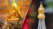 โจรฉกยอดพระเกศทองคำวัดหายโศก พระต้นหายตัวปริศนาหลังเกิดเหตุ