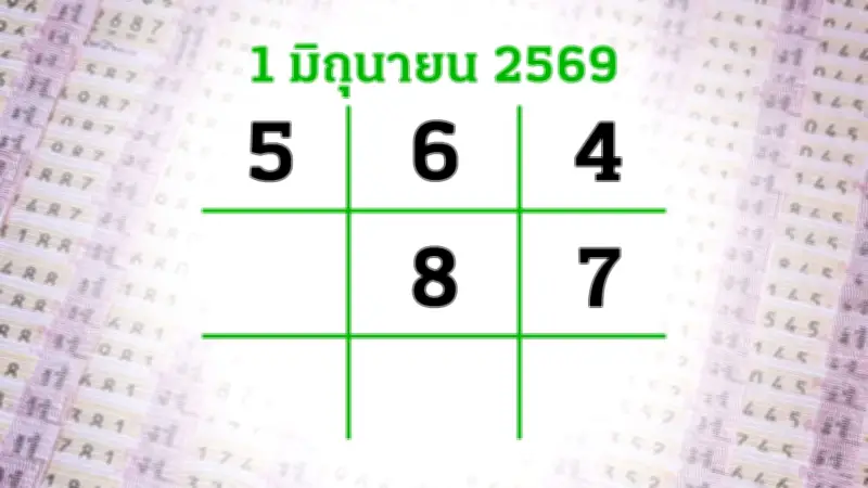 โค้งสุดท้ายหวย 1/6/69 ตรวจเลขเด็ดก่อนลุ้นรวย 12 ล้าน