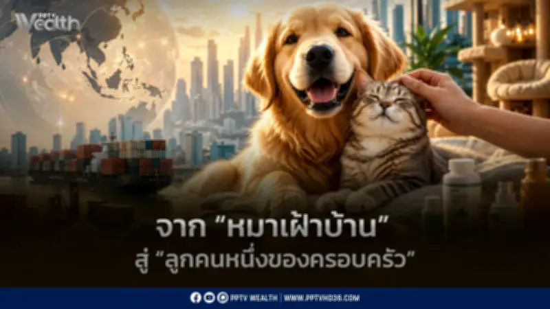 จากหมาเฝ้าบ้านสู่ลูกครอบครัว Pet Economy ไทยขึ้นแท่นครัวสัตว์เลี้ยงโลก