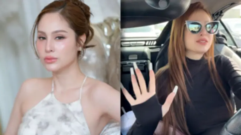"ขวัญ อุษามณี" โดนจับผิดไม่รัดเข็มขัดนิรภัยขณะขับรถ