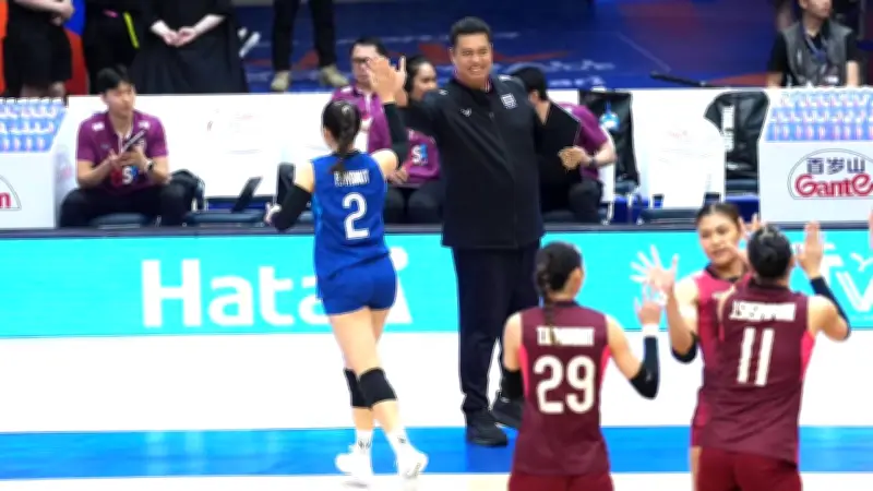 สาวไทยบุกชนะเกาหลีใต้ 3-1 เซต ศึกวอลเลย์บอลชิงแชมป์เอเชีย 2025