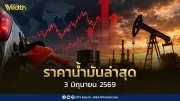 ราคาน้ำมันล่าสุด 3 มิ.ย. 2569 ดีเซลและเบนซินปรับลดลง
