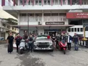 หนุ่มขับกระบะตกลำห้วยในสวนยางพาราเสียชีวิตคาที่