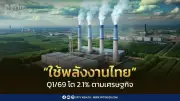 สนพ.เผยใช้พลังงานไตรมาสแรกปี69 เพิ่ม 2.1% ตามเศรษฐกิจฟื้นตัว